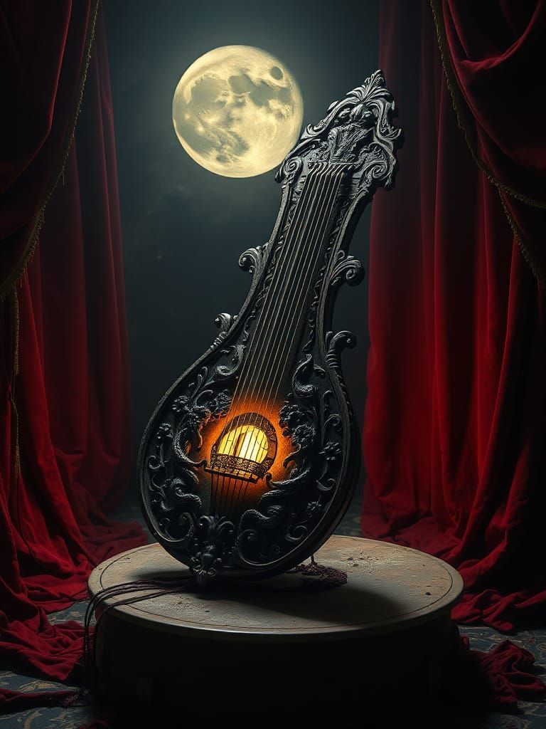 Cursed Lyre of Forbidden Desire  by @Cheshyr Pontchartrain
