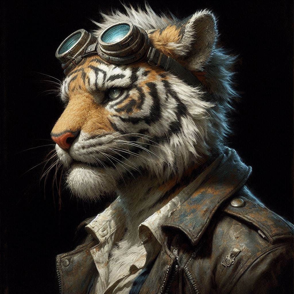 Post Apocalyptic Tiger