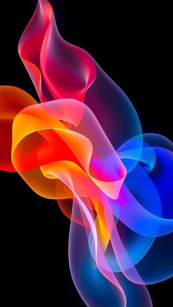 Mandelbrot 3D abstract. An intricate, swirling vortex of impossible geometric shapes and vibrant, glowing fractal patterns that seem to defy...