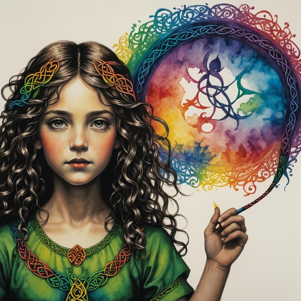 Crayon drawings ,surreal  friendly celtic knotwork  raven bird silhouette  , child's drawing , rayograph Man Ray collection of random b&W ob...