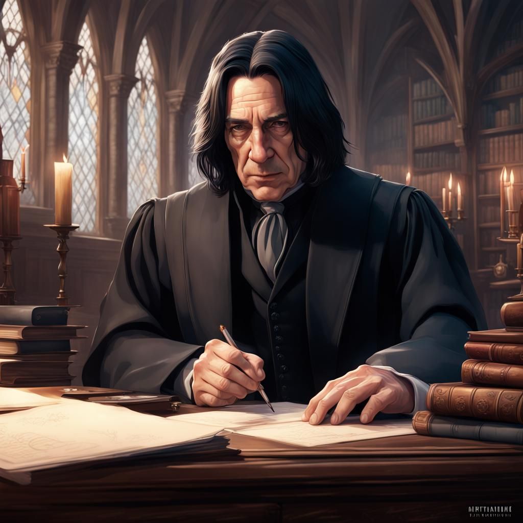 Severus Snape  by @Nessa