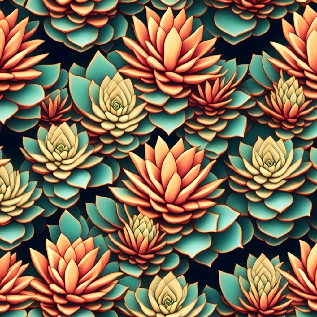 <lora:Esoteric:1.0> golden succulents