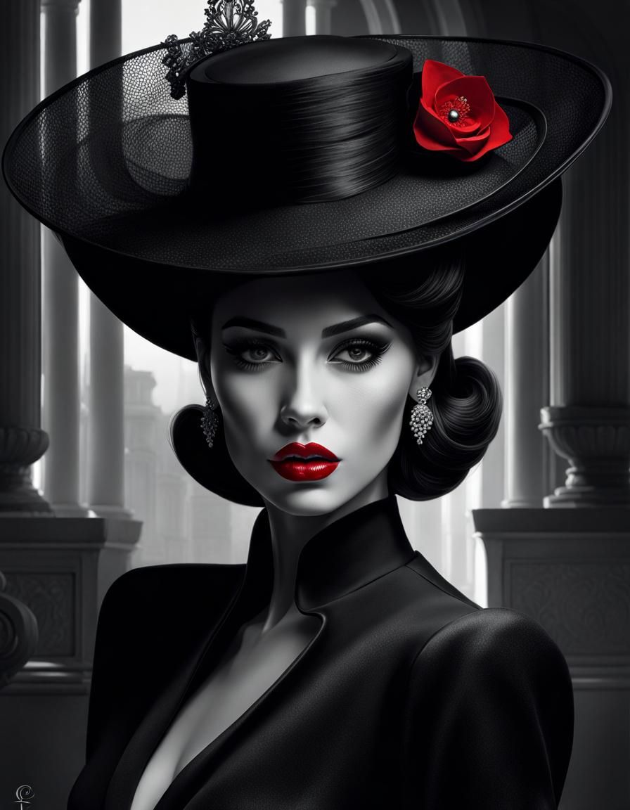 Noir Elegance  by @Seivitae