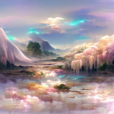 Ethereal landscape