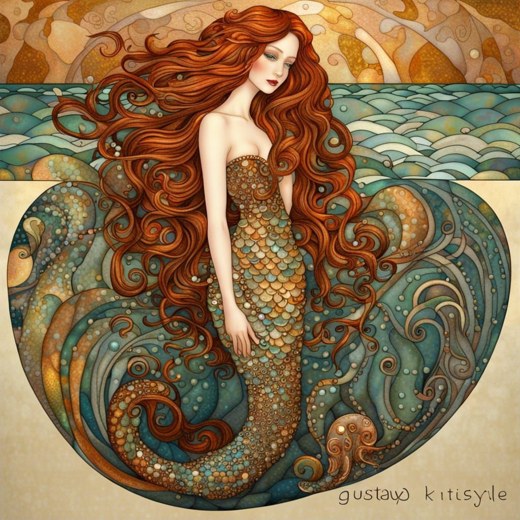 The Mermaid and the Octopus  by @RVB