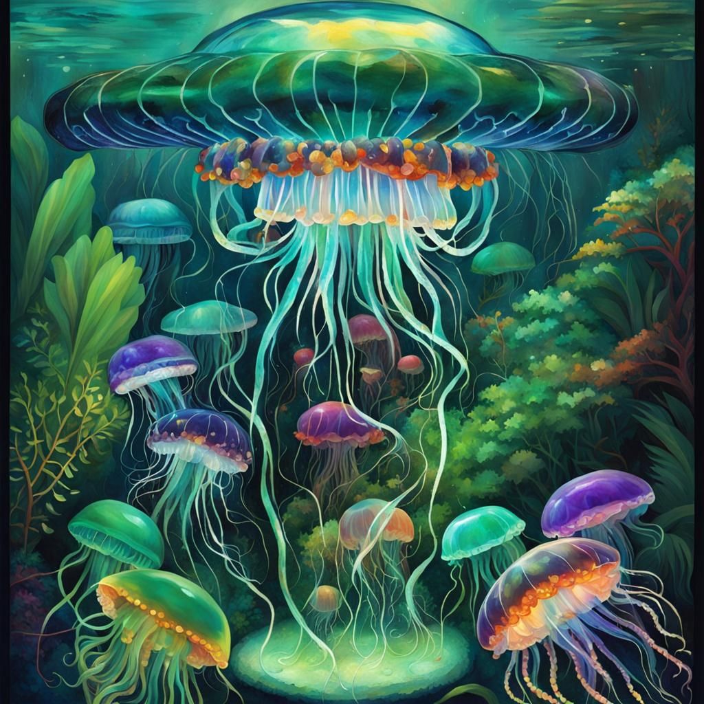 Jellyfish Queen  by @Valagai