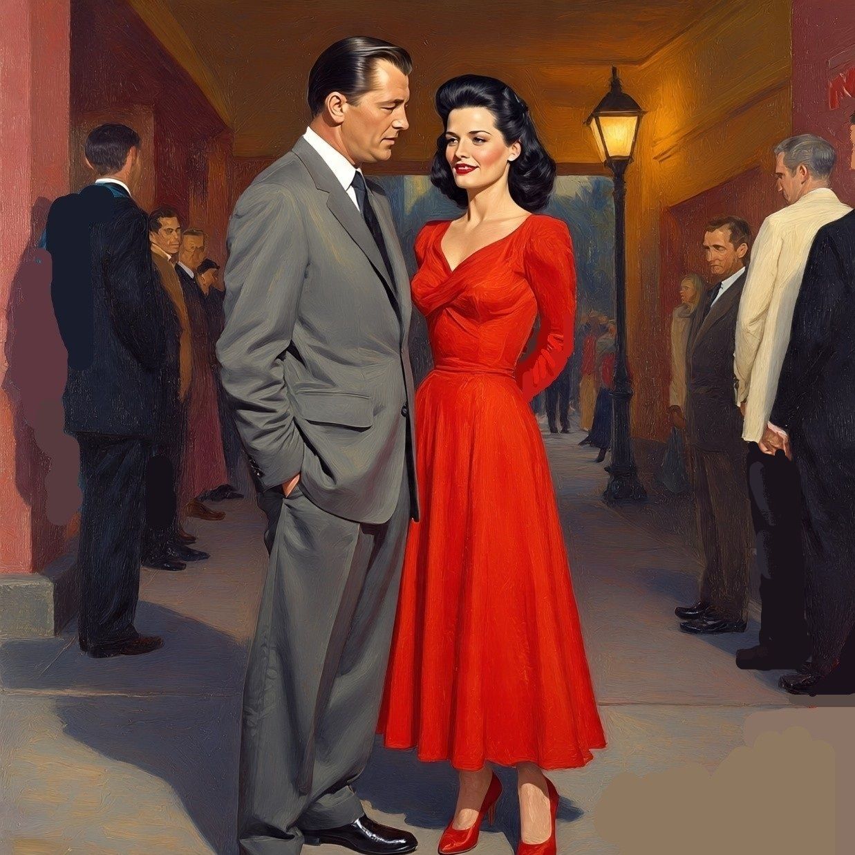 Just a couple of old friends catching up.