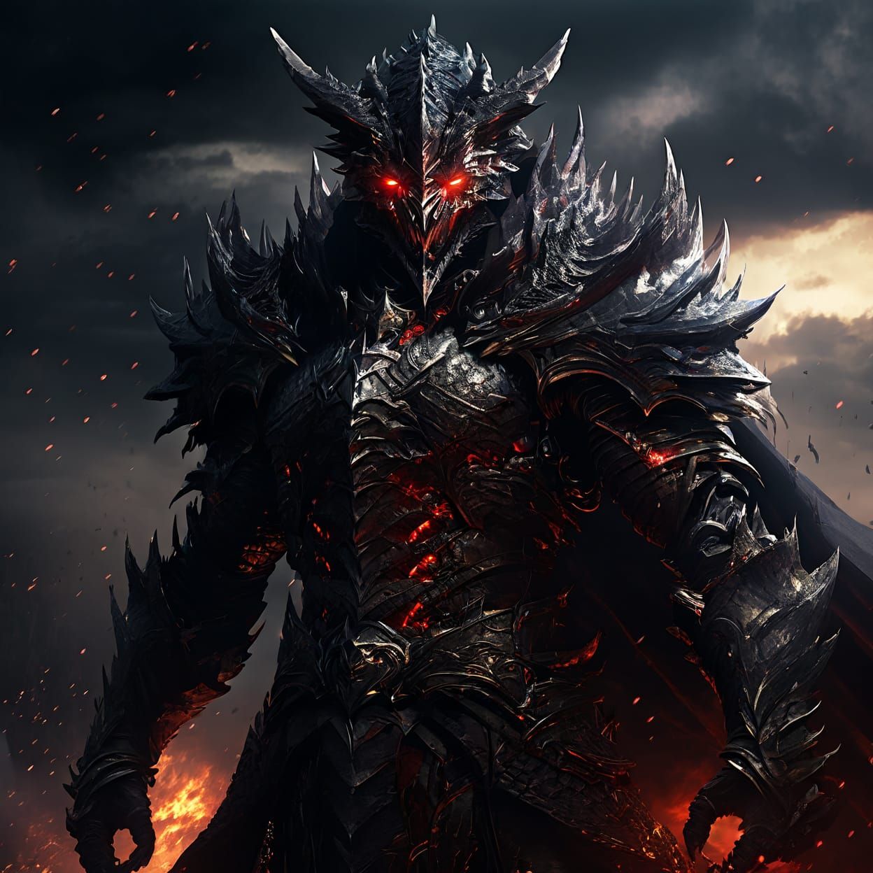 A stunning image of a demon knight (Upload)
