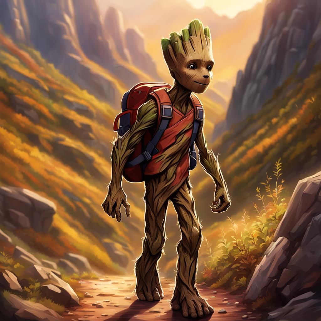 I am Groot 3 - AI Generated Artwork - NightCafe Creator