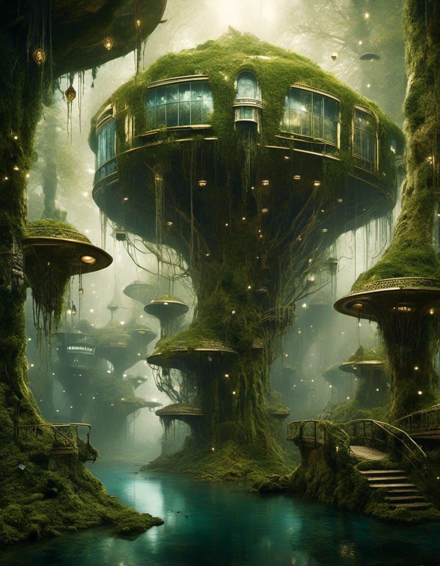 Abandoned Future  by @Mintcat
