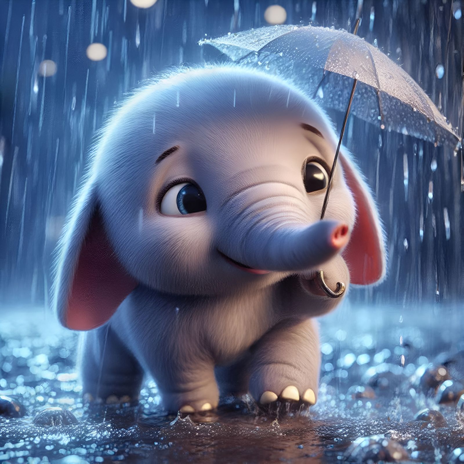 Wee Umbrellephant (D3)