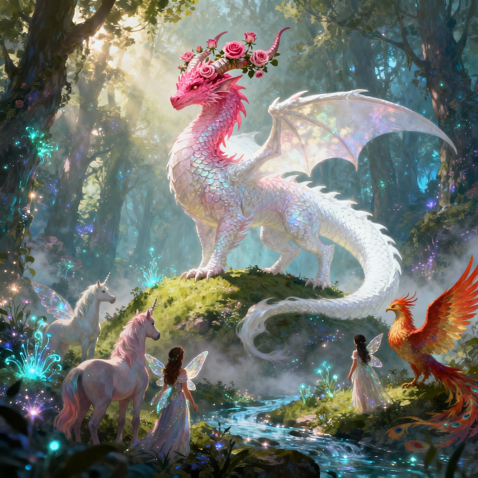 Mythical Rose Dragon
