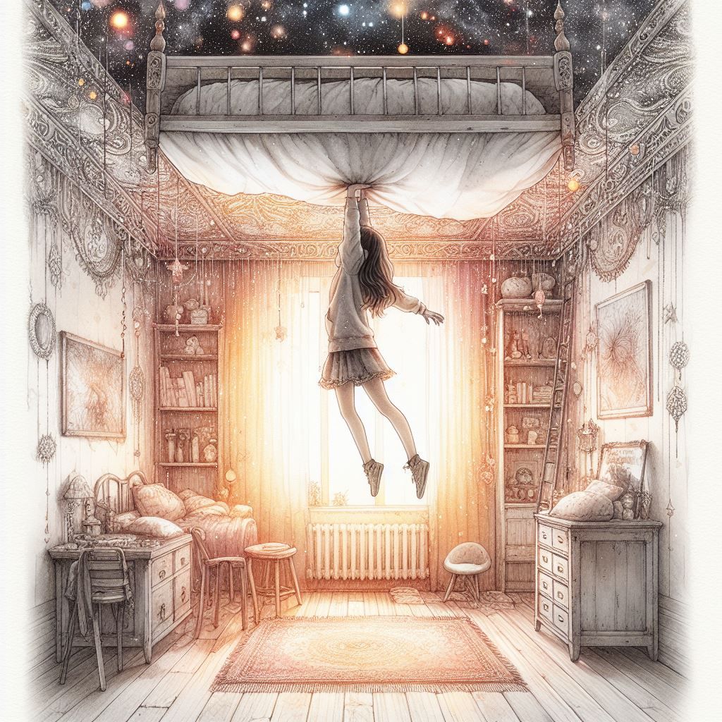 Mon lit a encore essayé de s'échapper