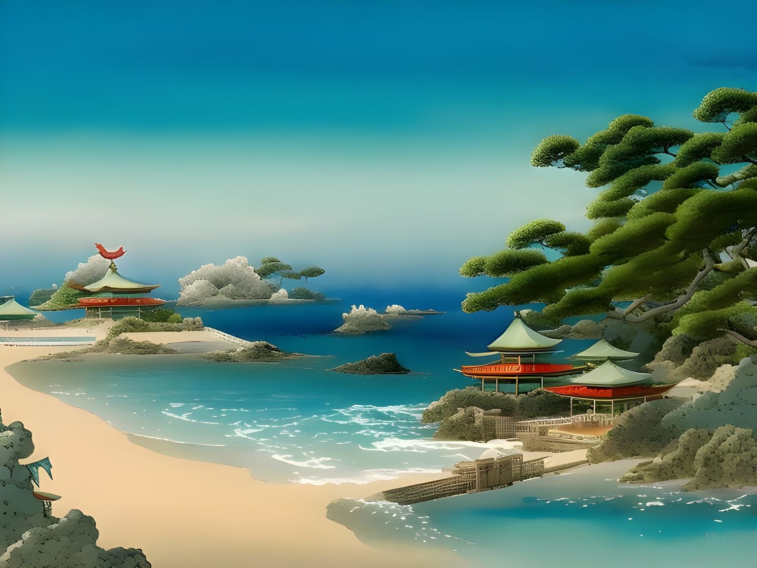 Seaside village