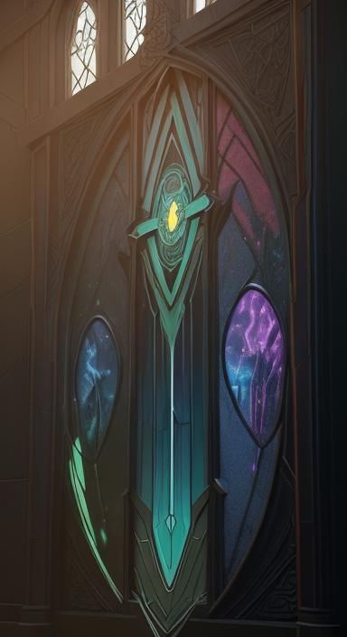 Beautiful stained glass of agents of shield inhumans detaile...