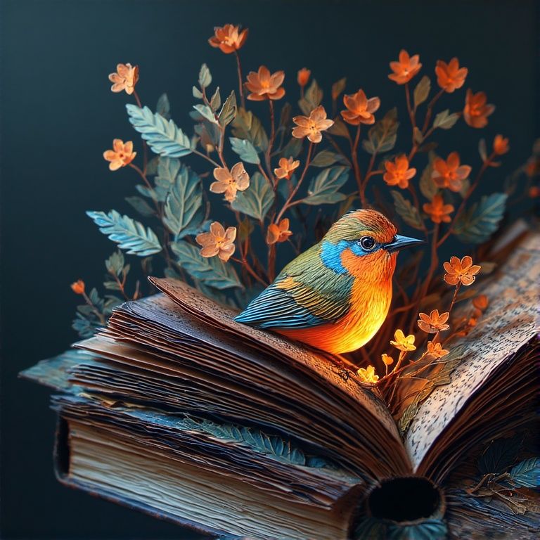 3 dimensional pop up book, a beautiful book with beautiful b...