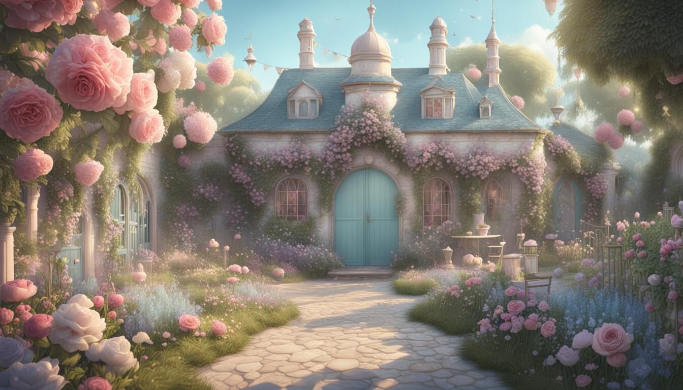 Romantic Shabby Chic Garden