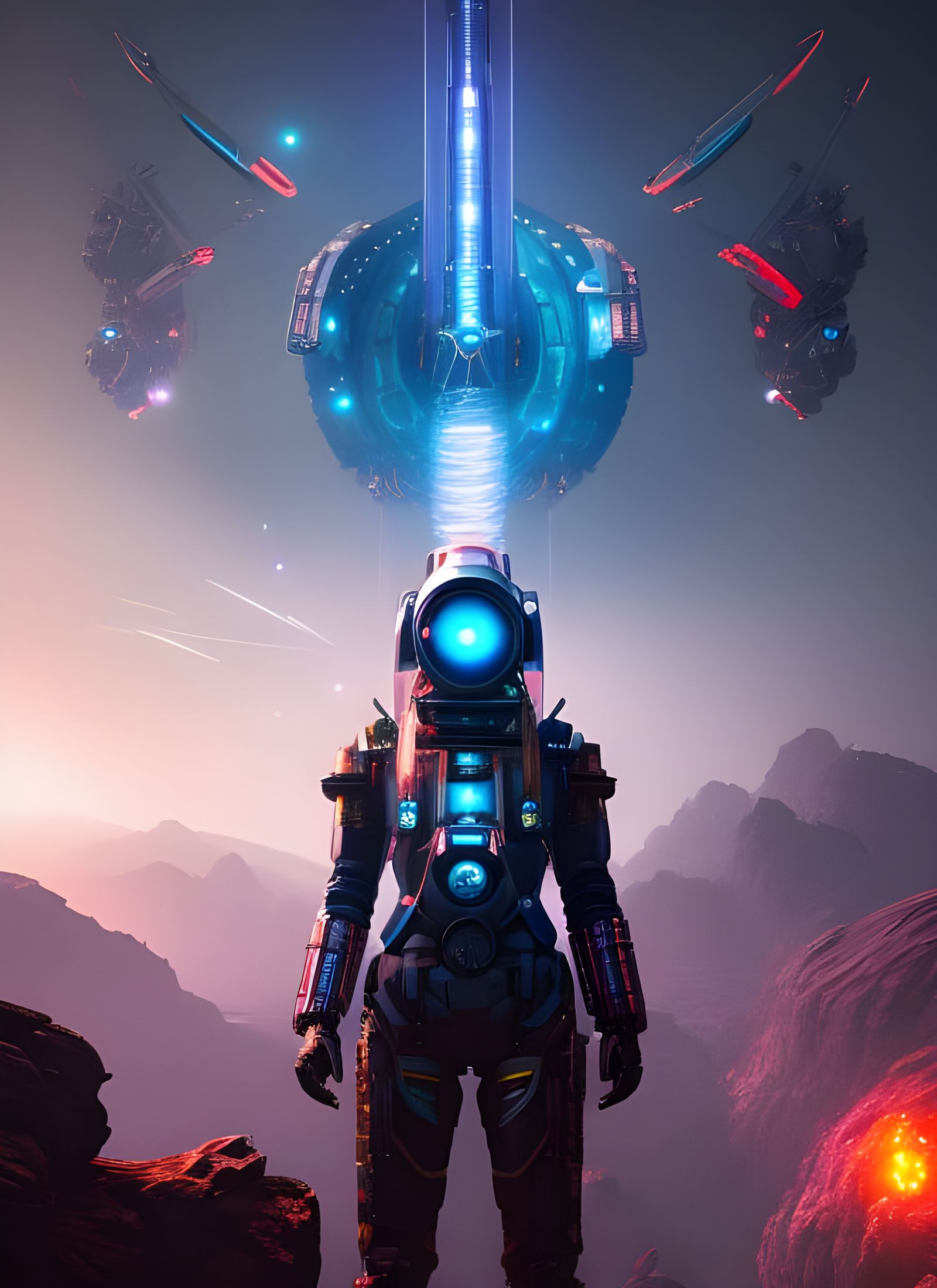 First Contact  by @Quiet Volcano