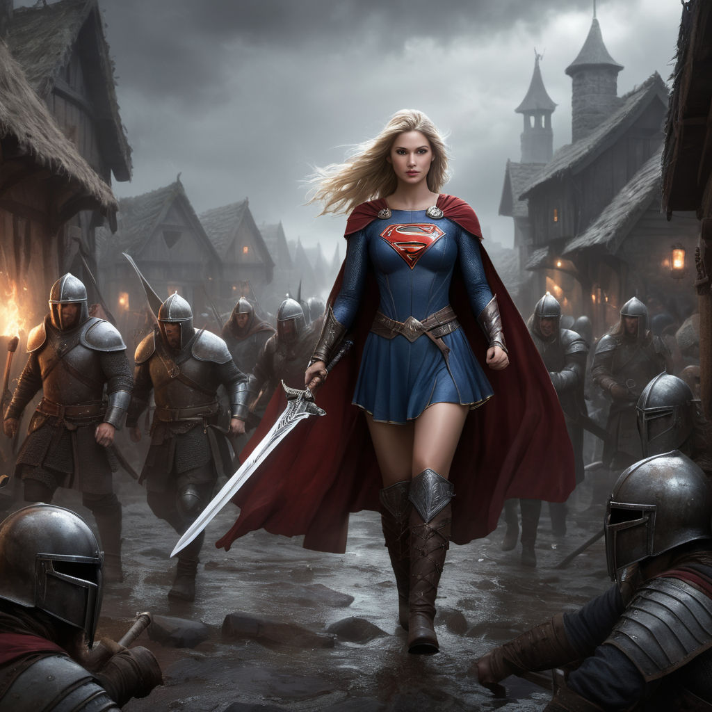 Viking Warlord Supergirl #1
