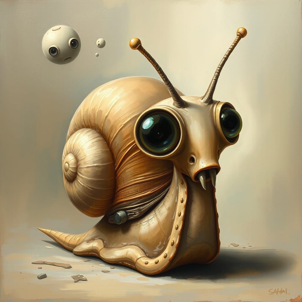 Snailien  by @Olchap