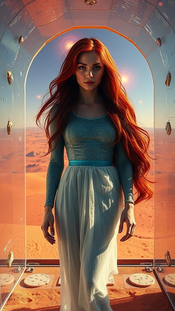 A Martian woman