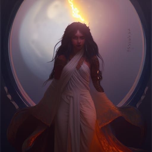 Lunar Flame Goddess