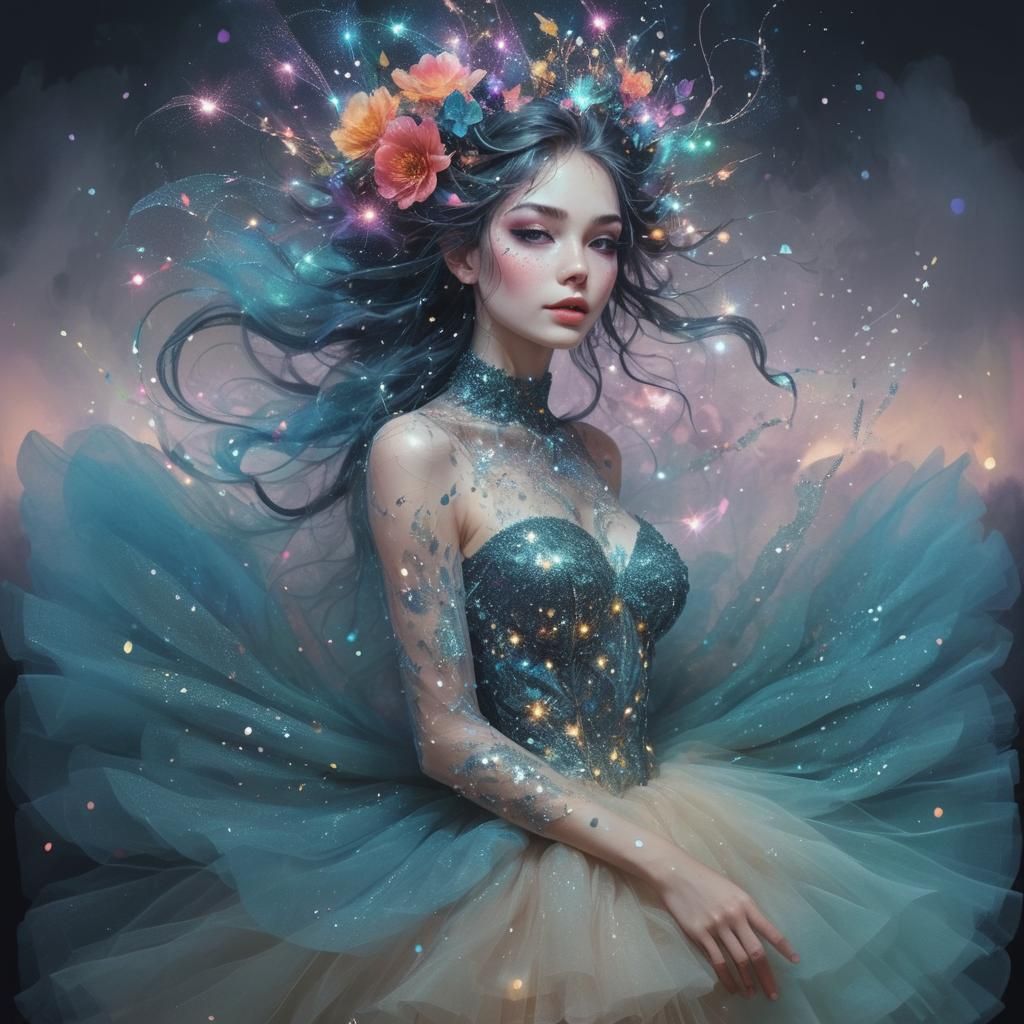 Tulle extravaganza  by @Kalpine