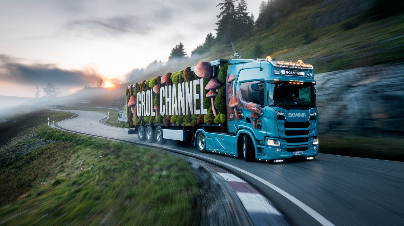 Scania, moss and mushrooms