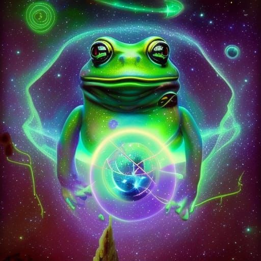 The constellation of the zodiac transparent magic frog frog ...