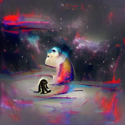 Depressed Space Monkey