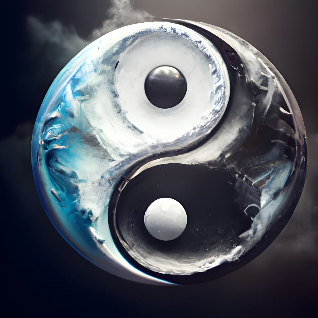 Yin Yang Earth, ever changing striving for gentle equilibrium   by @CarpeNocta