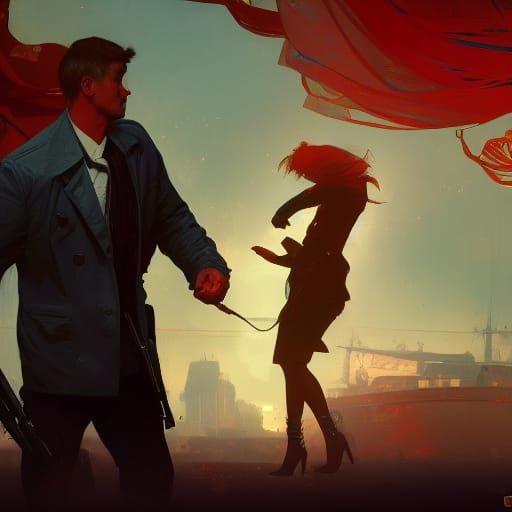 the american and russian cold war with 2 lovers