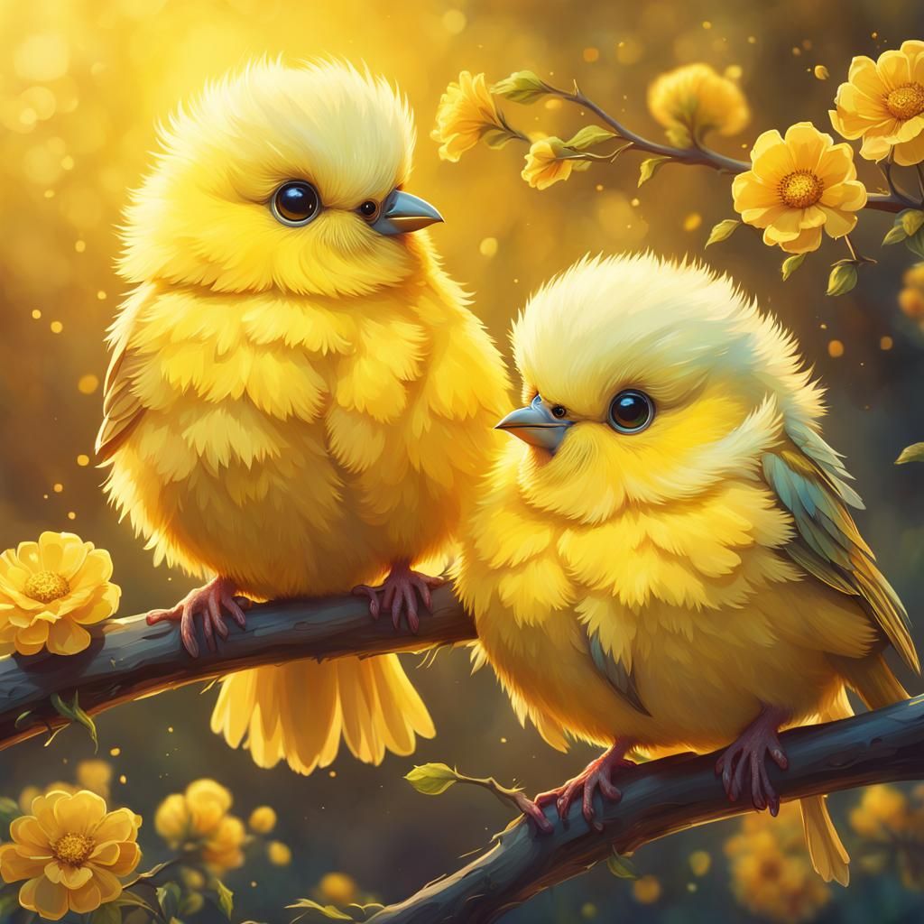 Yellow Birds  by @Rosie