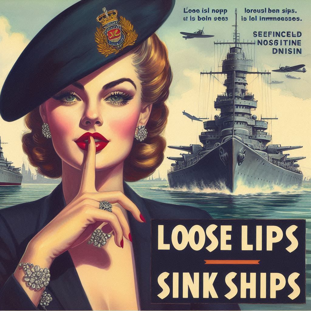 Loose lips sink ships