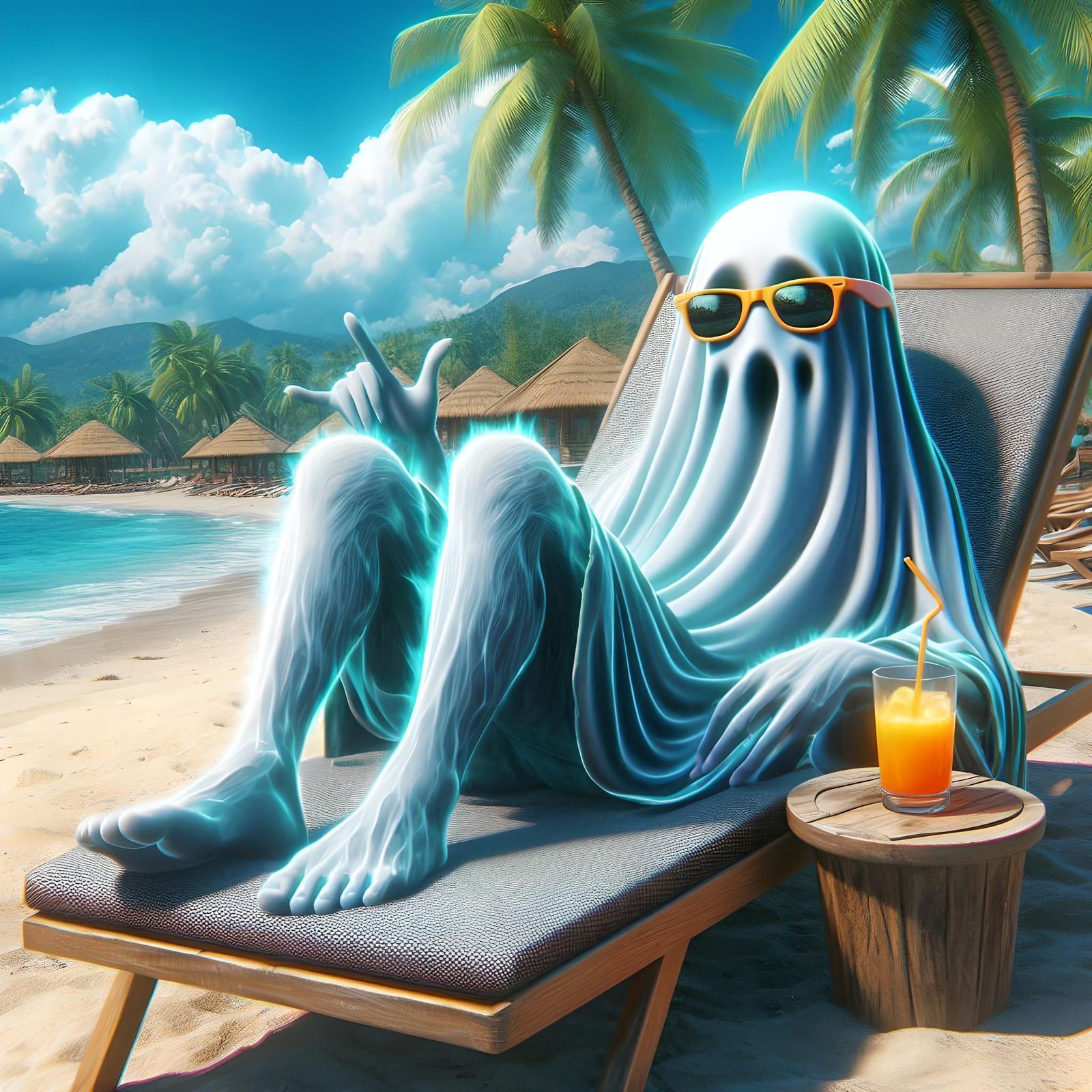 A Ghost on a Vacation