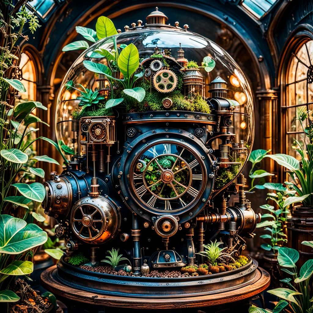 Terrarium Inside a Terrarium. - AI Generated Artwork - NightCafe Creator