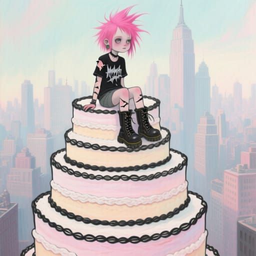 punk cake skyline