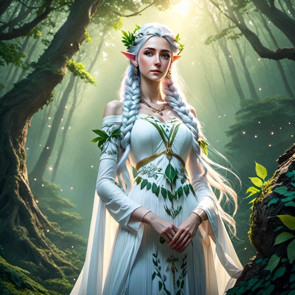 She's a forest protector. 