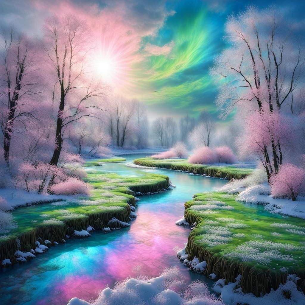 When the pastel beginnings of spring emerge  by @Arrioch