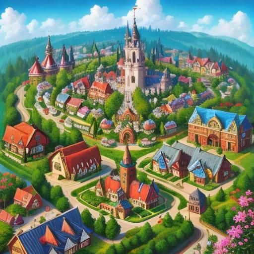 Little fairy town