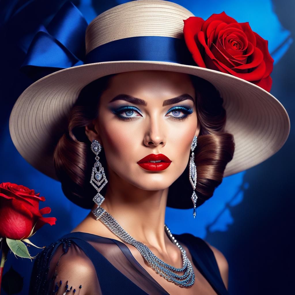 A beautiful woman