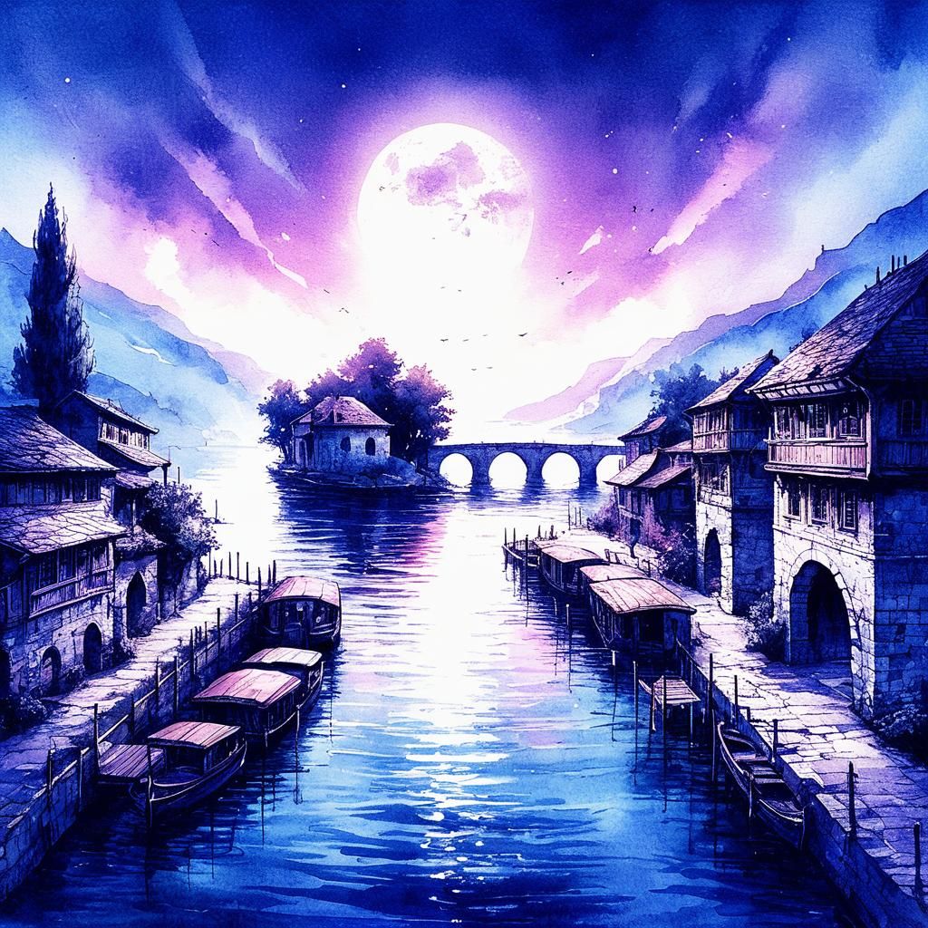 medieval city street - #7