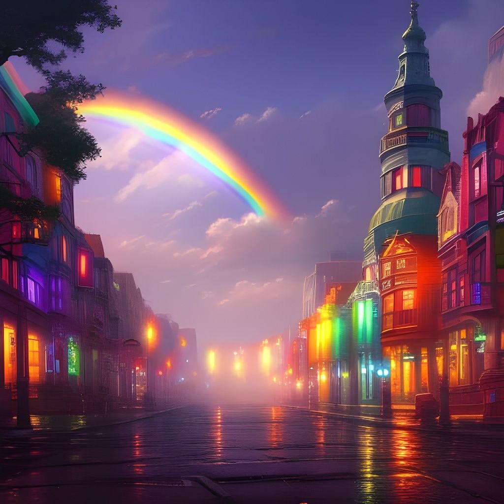 Colourfull rainbow 🌈   by @BoB