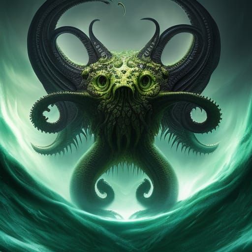 Cthulhu - AI Generated Artwork - NightCafe Creator