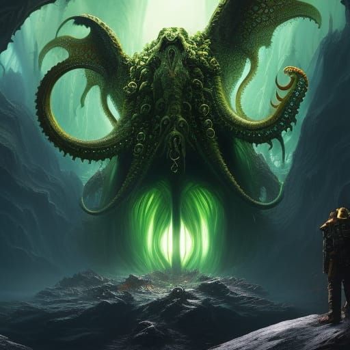 Cthulhu - AI Generated Artwork - NightCafe Creator