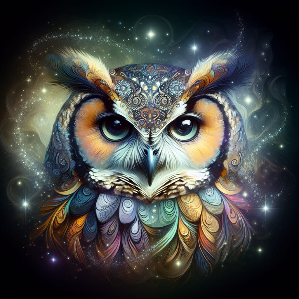 Whimsical Owl 2