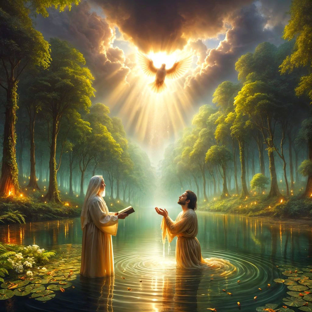 Baptism 🕊️  John 3:5  by @Santiago Marques