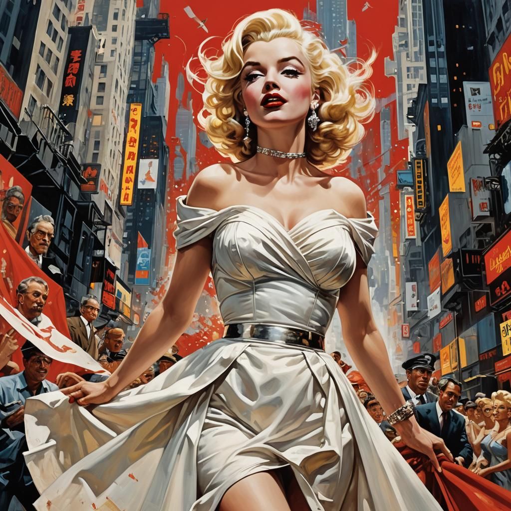 marilyn monroe on the red carpet  by @Daleone