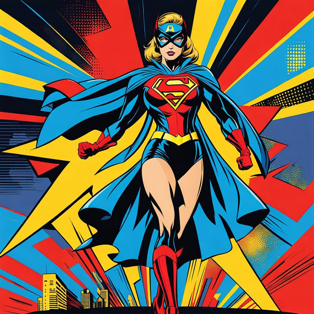 Superheroine  by @JokeStirrer