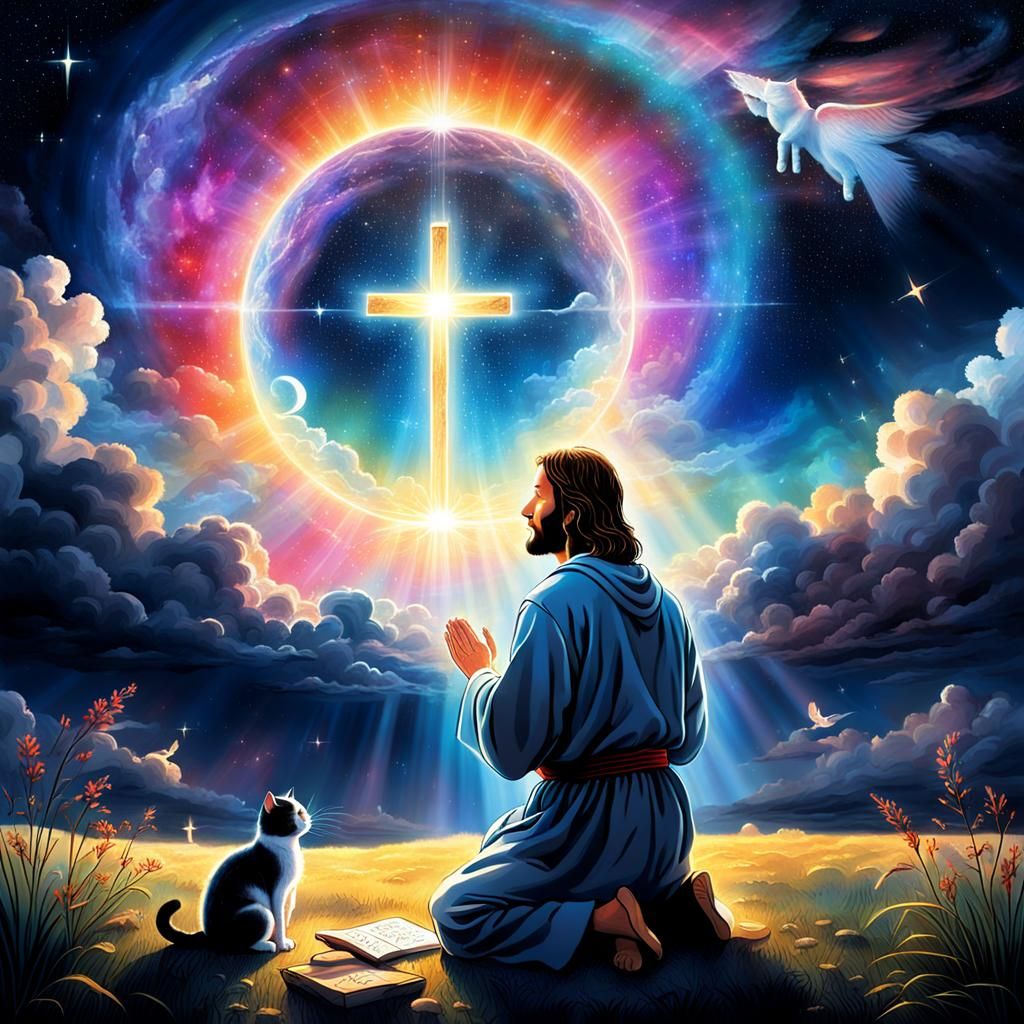 High quality image that captures a moment of deep reverence ...